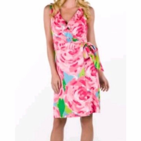 Lilly Pulitzer Dresses & Skirts - Lilly Pulitzer Stunning wrap dress ,so pretty